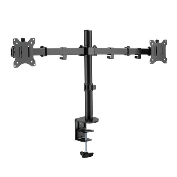 SUPORT de birou LOGILINK, pt 2 TV/monitor plat, diag. max 32 inch, rotatie, inclinare, pivotare, max 8 kg, „BP0098”