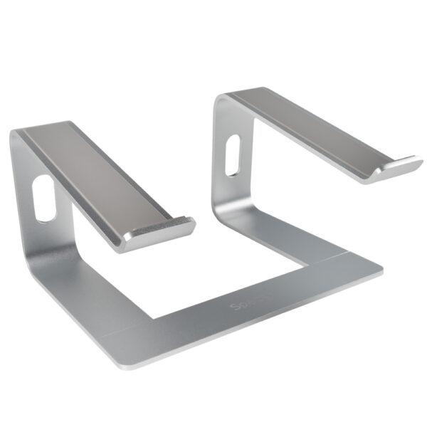 Stand Notebook Spacer 15.6″, aluminiu, demontabil, inalta laptopul la 150mm, „SPNS-FIXED”