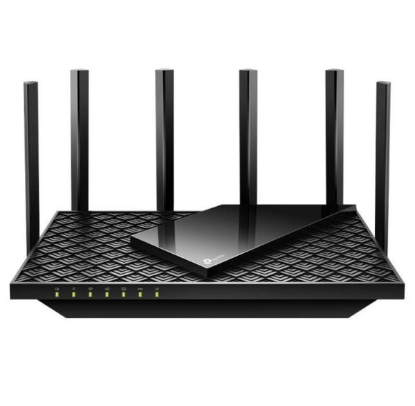 ROUTER TP-LINK wireless AX5400, 5400Mbps,1 x WAN 2.5 Gigabit, 4 porturi Gigabit,1 x USB 3.1, 2.4 Ghz/5 Ghz dual band, 6 antene externe, WI-FI 6 „Archer AX72 Pro” (timbru verde 0.8 lei)