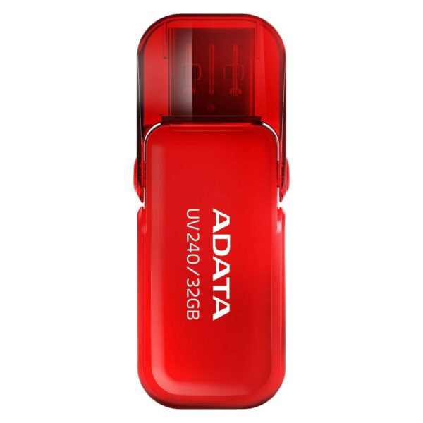 MEMORIE USB 2.0 ADATA 64GB, carcasa plastic, rosu, „AUV240-64G-RRD” (timbru verde 0.03 lei)