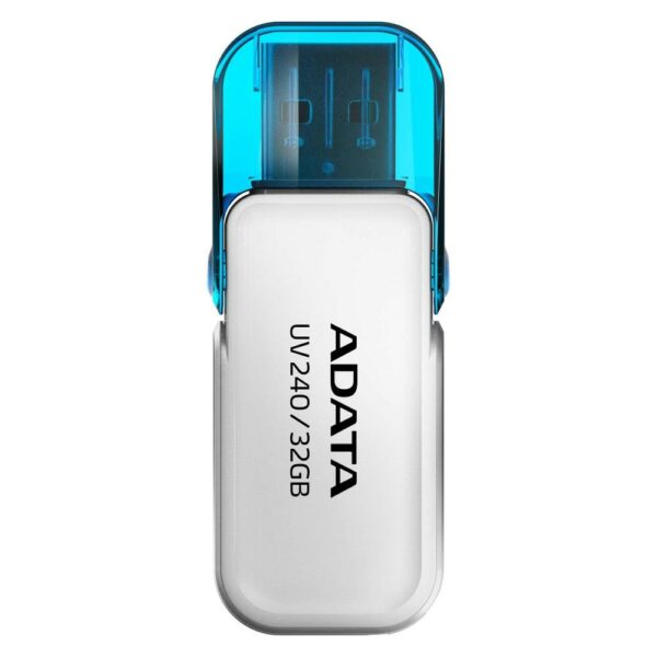 MEMORIE USB 2.0 ADATA, 64GB, alb „AUV240-64G-RWH” (timbru verde 0.03 lei)