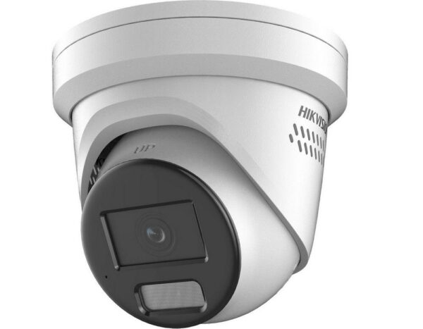 CAMERA IP Hikvision, turret pt. interior | exterior, dist. IR 30 m, tip lentila fixa 4 mm, 4 Mpx, PoE, slot SD card, „DS-2CD2347G2LSUSL4” (timbru verde 0.8 lei)