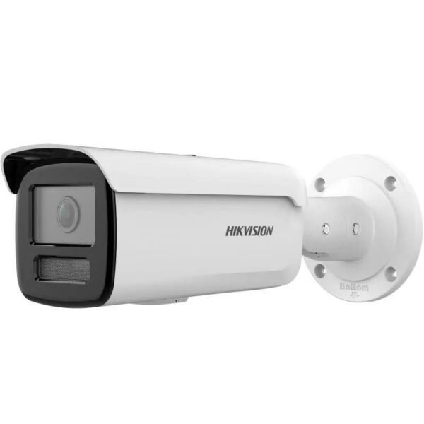 CAMERA IP Hikvision, bullet pt. exterior, dist. IR 80 m, tip lentila fixa 2.8 mm, 2 Mpx, PoE, carcasa metal, slot SD card, „DS-2CD2T23G2-2I28” (timbru verde 0.8 lei)