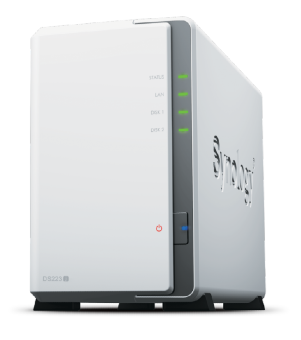 SYNOLOGY DS223J 2-Bay NAS RTD1619 1GB RAM „DS223J” (timbru verde 4 lei)