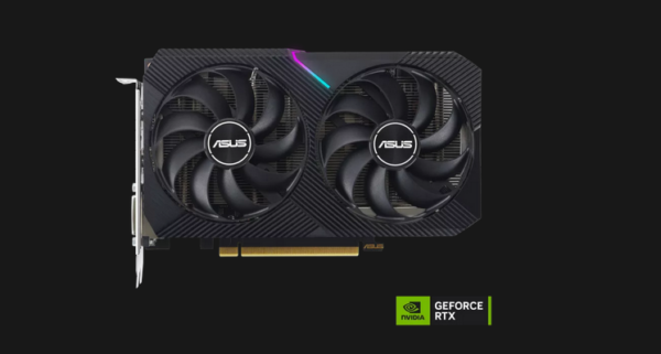 AS Dual GeForce RTX 3050 OC 8GB V2 „DUAL-RTX3050-O8G2”