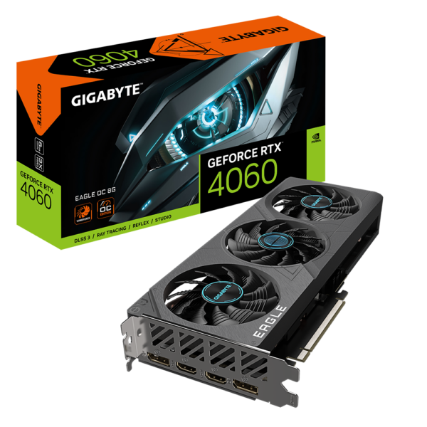 GB GEFORCE RTX 4060 EAGLE OC 8G „N4060EAGLE OC-8G”