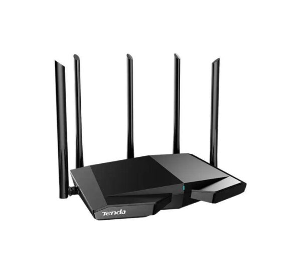 ROUTER Tenda wireless AX5700Mbps,1 x WAN Gigabit, 3 porturi LAN Gigabit, 2.4 GHz/5 GHz/6 Ghz tri band, 5 antene externe, WI-FI 6E „RX27 PRO” (timbru verde 0.8 lei)