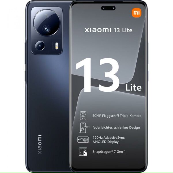 Xiaomi 13 Lite 5G, DS, 8GB RAM/256GB -BK „XI-13L-5GDS8256-BK” (timbru verde 0.55 lei)