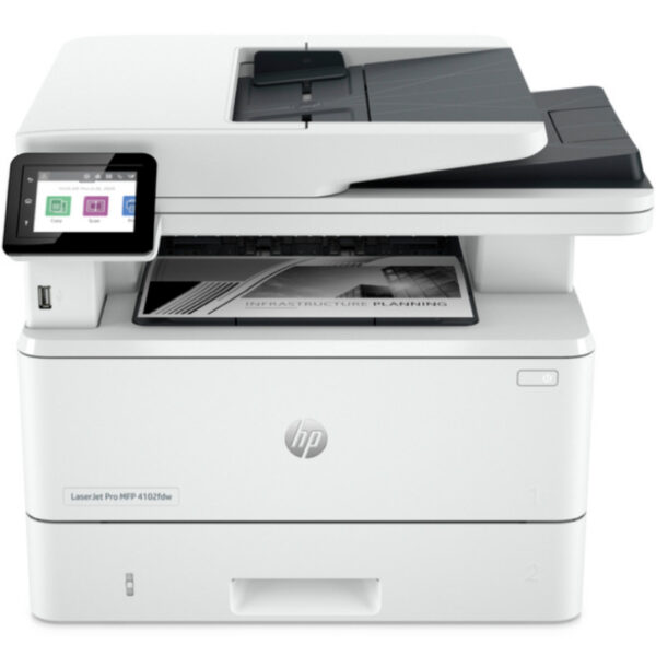 Multifunctional laser Mono hp MFP4102fdw, A4, Functii: Impr.|Scan.|Cop.|Fax, Viteza de Printare Monocrom: 40 ppm, Viteza de printare color: , Conectivitate:USB|Ret|WiFi, Duplex:Da, ADF:DADF(incl.TV 23RON) „2Z624F „