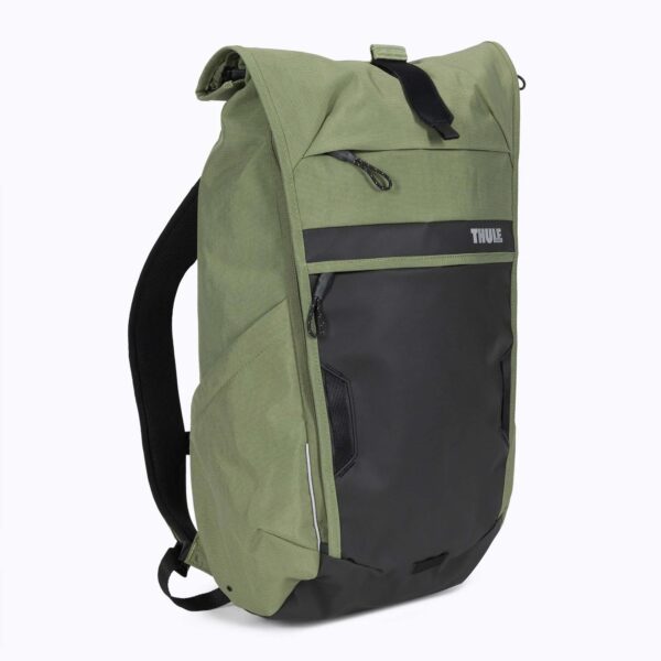 RUCSAC THULE Paramount, 18 l, pt. notebook de max. 15.6 inch, 1 compartiment, buzunar frontal x 2 | buzunar lateral x 2, waterproof, nylon, olive, 3204730