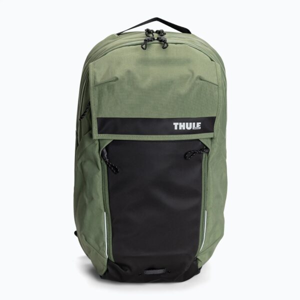 RUCSAC THULE Paramount, 27 l, pt. notebook de max. 15.6 inch, 1 compartiment, buzunar frontal x 2 | buzunar lateral x 2, waterproof, nylon, olive, 3204732