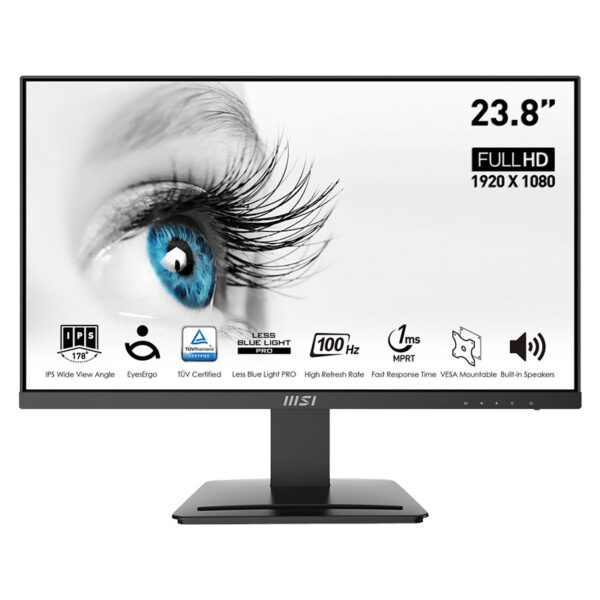 MSI PRO MP243X 23.8inch IPS 1920×1080 FHD 1xHDMI 1.4 1xDP 1.2a „PRO MP243X” (timbru verde 7 lei)