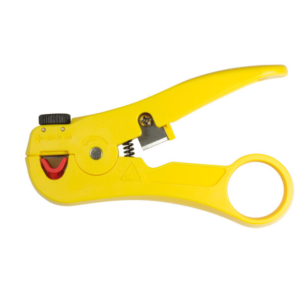 Dezizolator pentru cablu de retea UTP / STP Logilink, cu taietor, diametru ajustabil 3.5-9mm, Yellow „WZ0032”