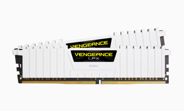 Corsair Vengeance, DDR4, 32GB (2x16GB), 3200 MHz, C16, 1.35V, Intel XMP, Alb „CMK32GX4M2E3200C16W”