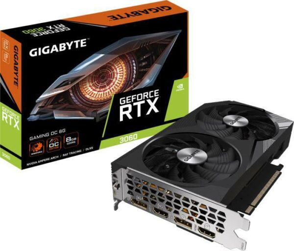 VGA GB GeForce RTX 3060 GAMING OC 8G „GV-N3060GAMING OC-8GD”