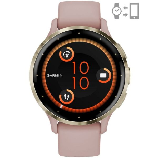 SMARTWATCH Garmin Ceas Garmin Venu 3S Pink Dawn/Soft Gold,”010-02785-03″ (timbru verde 0.18 lei)