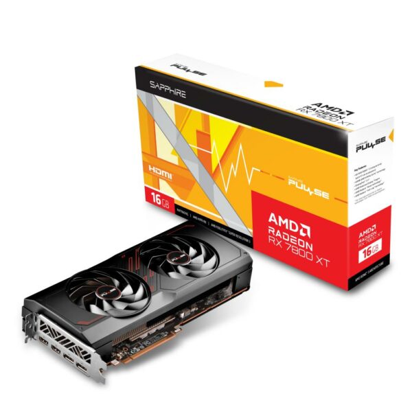 PLACI VIDEO Sapphire VGA SAPP PULSE AMD RADEON RX7800 XT 16GB,”11330-02-20G” (timbru verde 0.8 lei)