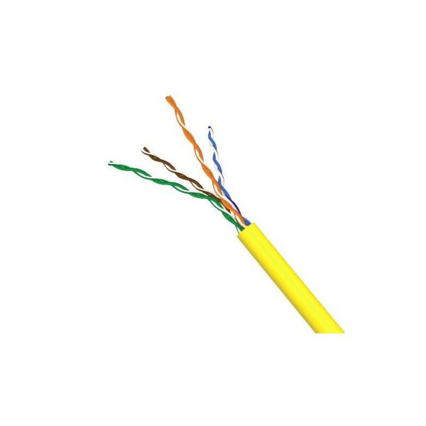 Cablu U/UTP cat.5e, manta PVC, Euroclass Eca – 305m/cutie, galben – Molex „39-504-PS”