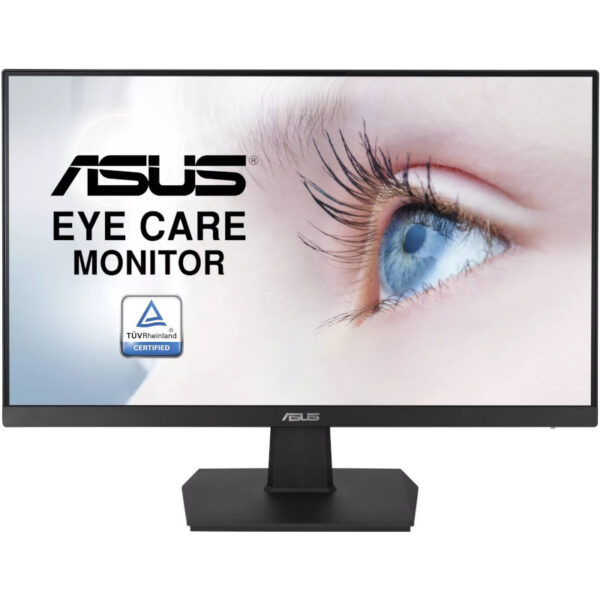ASUS VA24EHE 23.8inch Monitor FHD 1920×1080 IPS 75Hz HDMI DVI-D D-Sub Flicker free Low Blue Light Adaptive-Sync „90LM0569-B01170” timbru verde 7 lei
