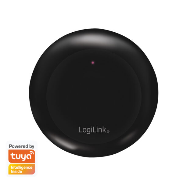 TELECOMANDA LOGILINK, Wi-Fi Smart, alimentare USB, IP30, compatibil TUYA, Amazon Alexa si Google Home, negru „SH0107”