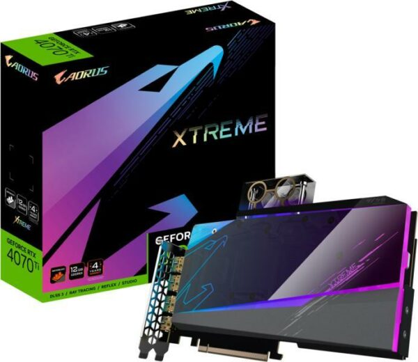 VGA GB AORUS RTX 4070TI XTREME WF WB 12G „GV-N407TAORUSX WB-12GD”