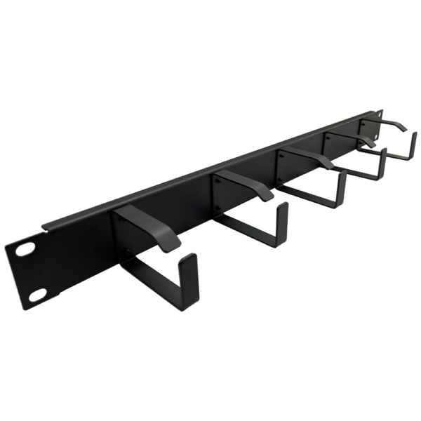 Organizator de cabluri, cu inele, orizontal, 1U, Xcab „Xcab-1801”