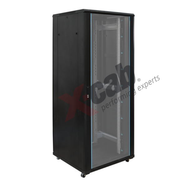 Cabinet metalic de podea 19″, tip rack stand alone, 22U 800×800 mm, Xcab S „Xcab-22U8080S”