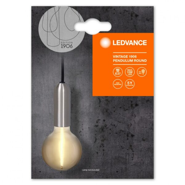 CORPURI de ILUMINAT Osram 1906 PENDULUM ROUND E27 CH LEDV „000004099854092602” (timbru verde 0.8 lei)