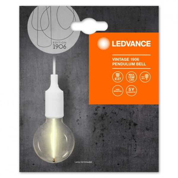 CORPURI de ILUMINAT Osram 1906 PENDULUM BELL E27 WT LEDV „000004099854092688” (timbru verde 0.8 lei)