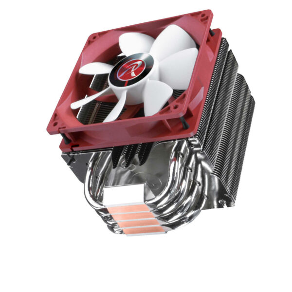 Cooler Raijintek „THEMIS Evo”, skt. universal, racire cu aer, ventilator 120 mm, 1500 rpm, inaltime cooler 122mm, 4 heatpipe, „0P105245” (timbru verde 2.00 lei)