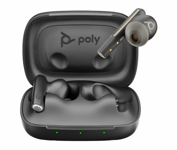 POLY VOYAGER FREE 60 UC WITH BASIC CHARGE CASE USB-C BT700C BLACK „220756-02” (timbru verde 0.8 lei)