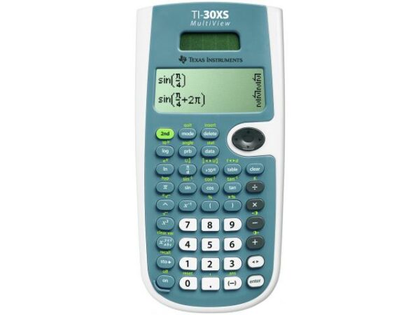 CALCULATOR de BIROU Texas Instruments TI-30XS MultiView „30XSMV/TBL/3E11/A” (timbru verde 0.18 lei)