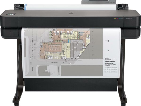 Plotter inkjet Color HP DesignJet T630, A0, Functii: Impr., Viteza de Printare Monocrom: 30sec, Viteza de printare color: , Conectivitate:USB|Retea|WiFi, Duplex:, ADF:Nu(Timbru Verde 40lei) „5HB11A”