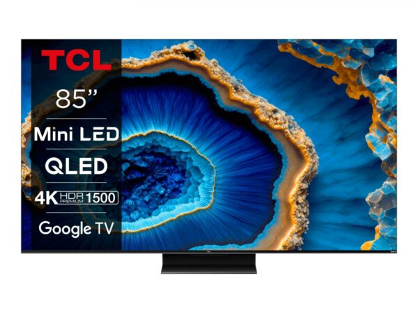 TELEVIZOARE TCL Smart TV TCL 85C805 85″-216CM (Model 202 „85C805” (timbru verde 15 lei)
