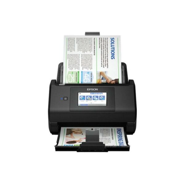 Scanner Portabil EPSON ES-580W, A4, Viteza de scanare duplex: 35ppm/70ipm, Optiuni: , Conectivitate:USB|WiFi, Scanare ambele fete:Da, ADF:100coli(Timbru Verde11Lei) „B11B258401”