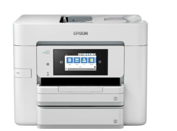 Multifunctional inkjet Color EPSON WF-4745DTWF A4 Functii: Impr|Scan|Cop|Fax Viteza de Printare Monocrom: 22ppm Viteza de printare color: 24ppm Conectivitate:USB|Retea|WiFi Duplex:Da ADF:ADF(Timbru Verde 11lei) „C11CF75403”