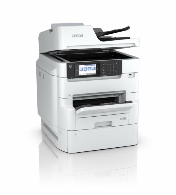 Multifunctional Inkjet CISS Color EPSON WF-C879RDTWF A3 Functii: Impr|Scan|Cop|Fax Viteza de Printare Monocrom: 26ppm Viteza de printare color: 25ppm Conectivitate:USB|Retea|WiFi Duplex:Da ADF:ADF(Timbru Verde 11lei) „C11CH35401BR”