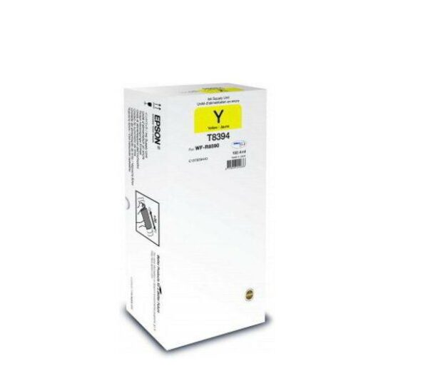 Cartus Cerneala Original Epson Yellow, T839440, pentru Work Force R8590|8590d3twfc|8590dtwf, 20k, incl.TV 1.2incl.TV „C13T839440”