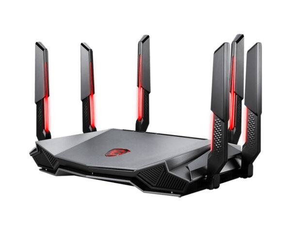 ROUTER MSI AXE6600 WiFi 6E Tri-band Gaming Router „GRAXE66” (timbru verde 0.8 lei)