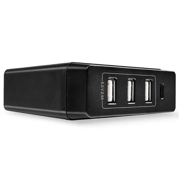 HUB Lindy 3xUSB-A & 1xUSB-C PD 72W „LY-73329” (timbru verde 0.18 lei)