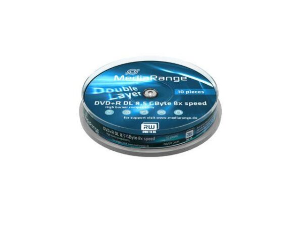 MediaRange DVD+R Double Layer 8.5GB 8x Cake10 „MR466”