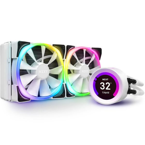 Cooler NZXT „Kraken Z53 RGB”, skt universal, racire cu lichid, ventilator 120 mm x 2, 1500 rpm, iluminat RGB, „RL-KRZ53-RW” (timbru verde 2.00 lei)
