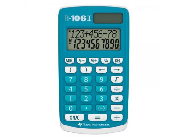CALCULATOR de BIROU Texas Instruments TI-106 II „TI000275” (timbru verde 0.18 lei)