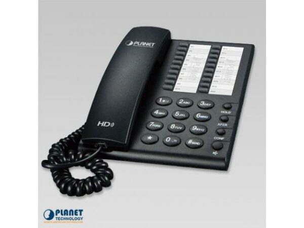 TELEFOANE IP Planet Entry HD POE IP Phone: SIP2.0, HD Voice, 3-way Conferencing, 20 multi-functional key, 1 „VIP-1000PT” (timbru verde 0.8 lei)