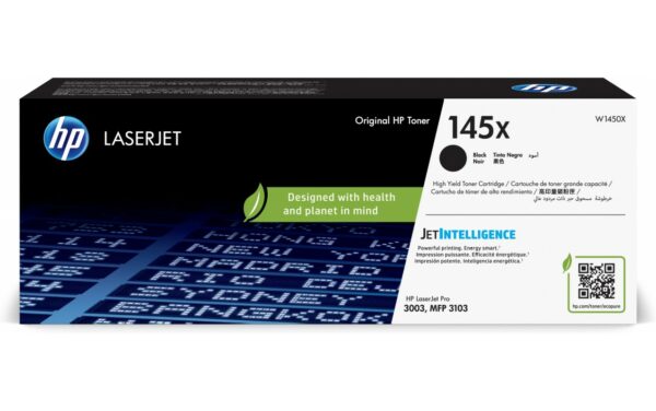 Toner Original HP Black, nr.145X, pentru Laser Jet 3003dn|3003dw|MFP 3103fdn|3103fdw, 4k, incl.TV 1.2incl.TV „W1450X”