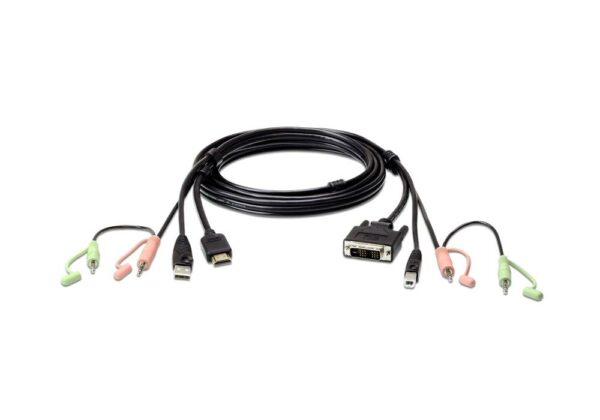 CABLU video Aten I/O ACC CABLE HDMI/DVI-D KVM/1.8M 2L-7D02DH „2L-7D02DH” (timbru verde 0.08 lei)