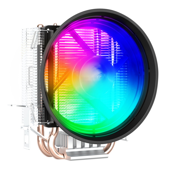 COOLER PCCOOLER, skt. universal, racire cu aer, vent. 100mm, 1900 RPM, LED RGB, „S83 PRO” (timbru verde 0.8 lei)