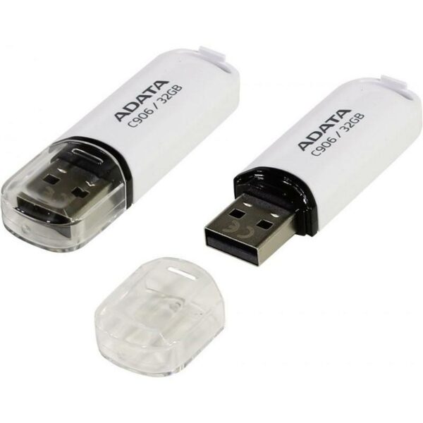 MEMORII USB 2.0 Adata, 32GB, alb „AC906-32G-RWB” (timbru verde 0.03 lei)