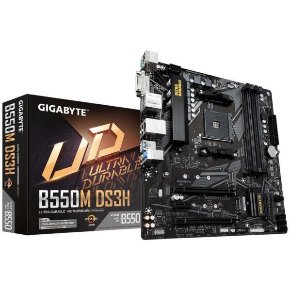 PLACA de BAZA Gigabyte MB AMD B550 SAM4 MATX/B550M DS3H 1.7 GIGABYTE „B550M DS3H 1.7”