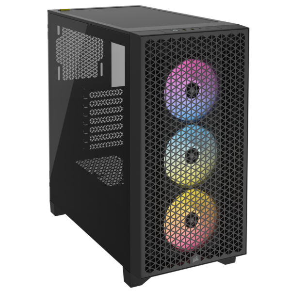 CARCASE Corsair CR 3000D RGB ATX BK „CC-9011255-WW” (timbru verde 0.24 lei)